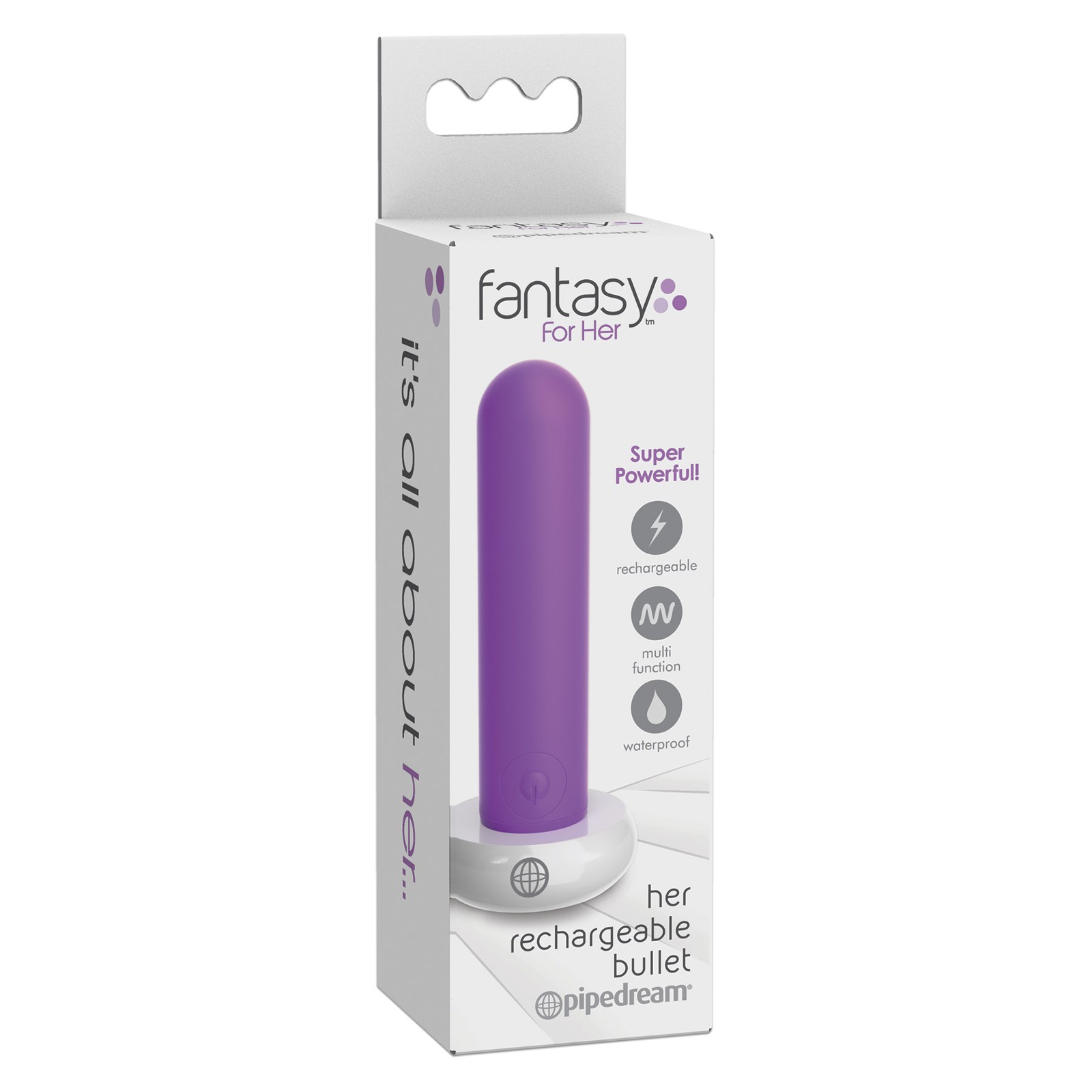 Fantasy for Her Rechargeable Bullet - Purple