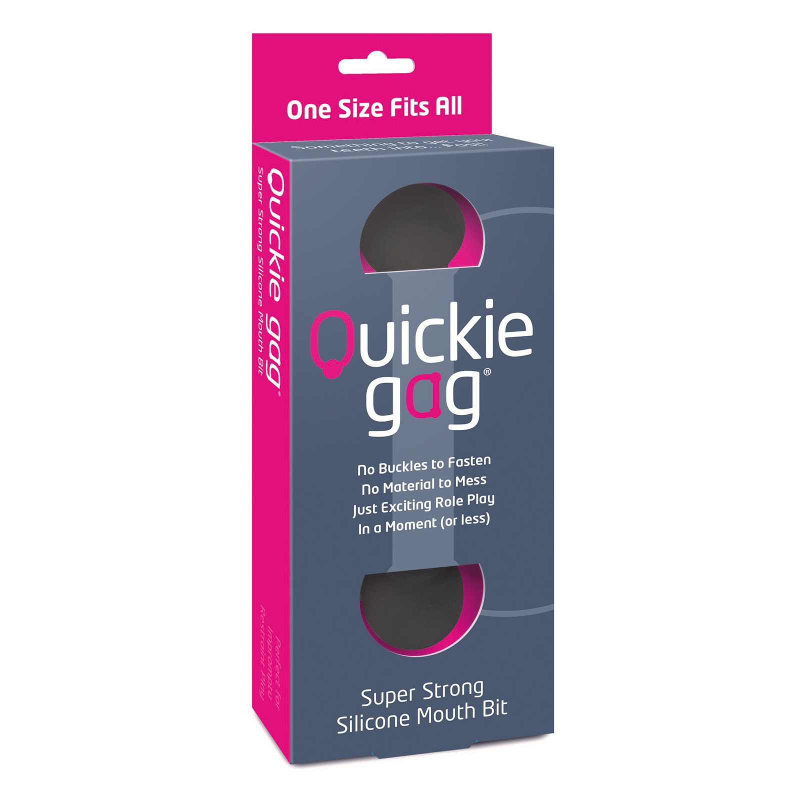 Quickie Bit Gag One Size Black