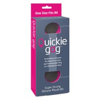 Quickie Bit Gag One Size Black