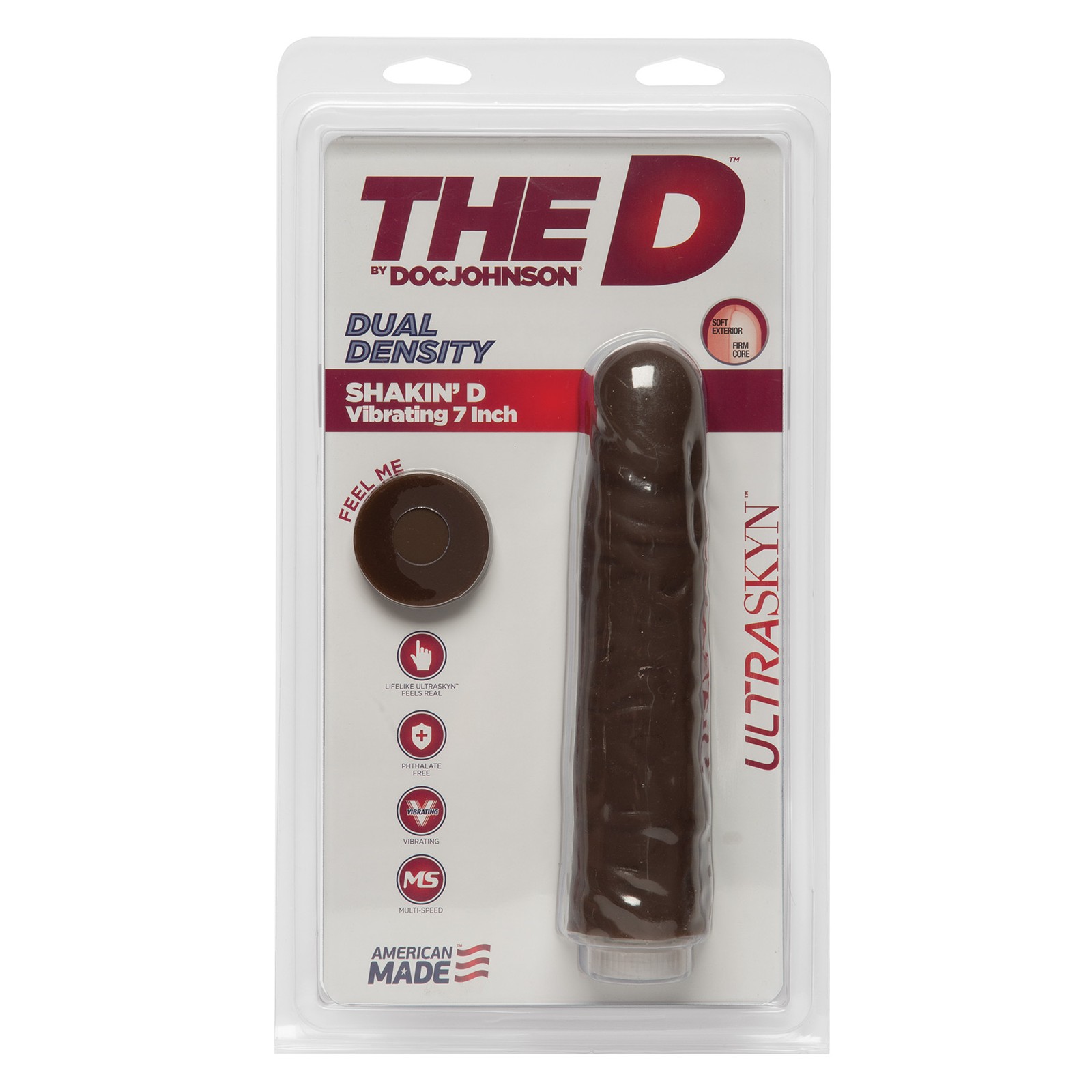 Vibrador Choclate Shakin' D de 7"