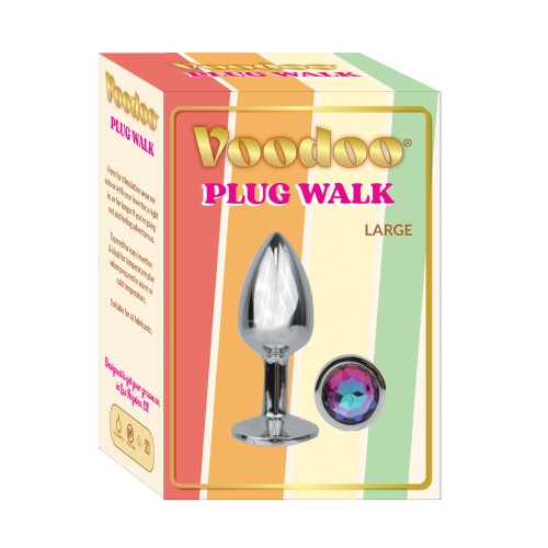 Plug Metálico Grande Voodoo Walk para Juegos Sensuales