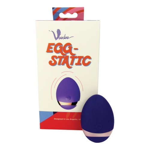 Vibrador Inalámbrico Voodoo Egg-Static 10X - Púrpura