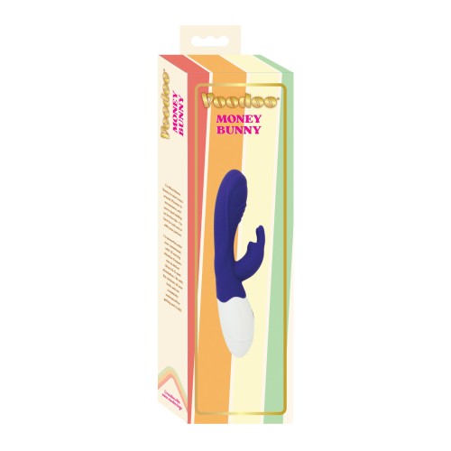 Vibrador Inalámbrico Voodoo Money Bunny 10X - Púrpura