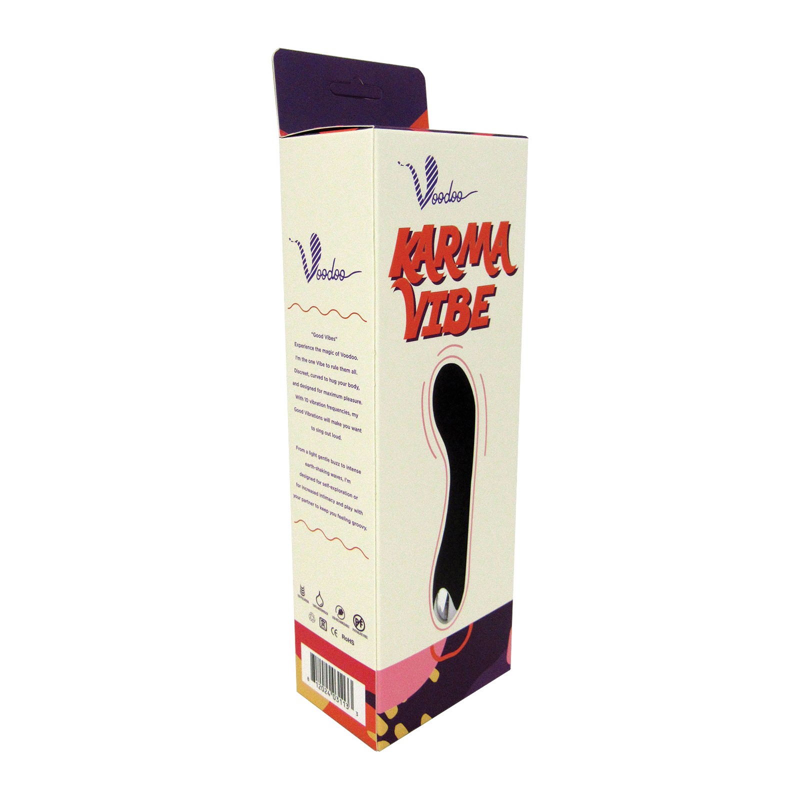 Vibrador Voodoo Karma 10X Inalámbrico - Negro