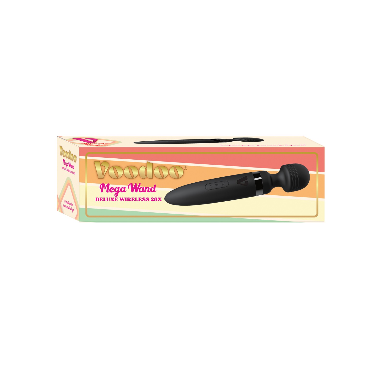 Voodoo Deluxe Mega Wand 28X - Black