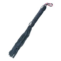 Flogger de Cuero de 15" - Negro