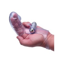 The 9's Vibrofinger Phallic Finger Massager in Purple