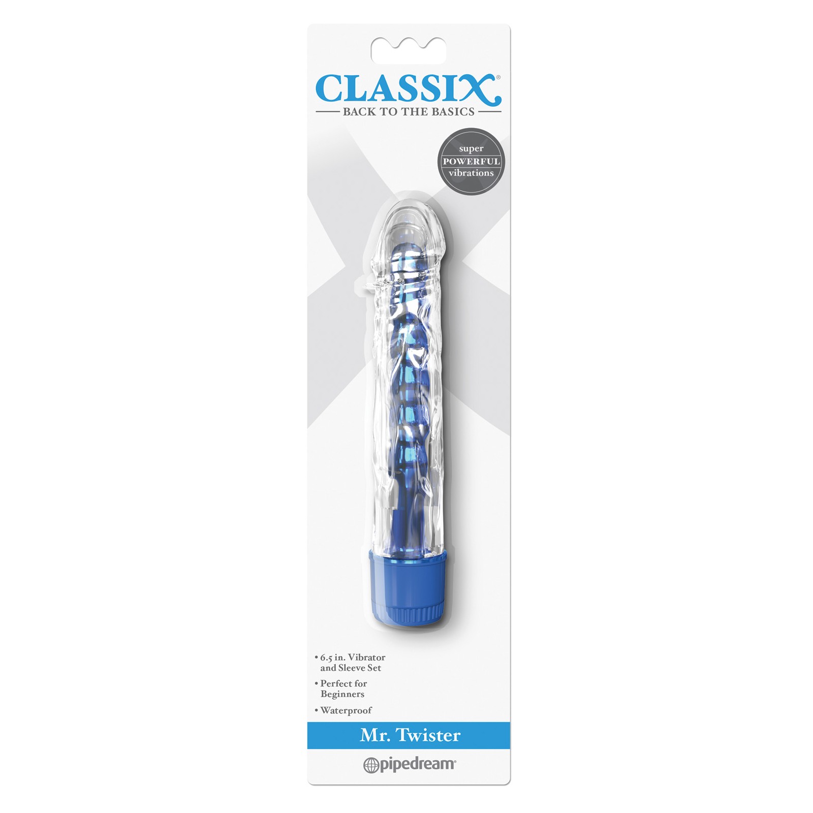 Classix Mr. Twister Vibrator with Sleeve