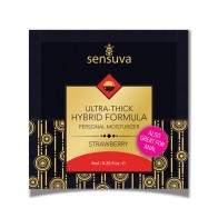 Hidratante Personal Híbrido Sensuva Sabor Fresa 6 ml