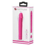 Pretty Love Vic Dildo Vibrador para G-Spot Magenta