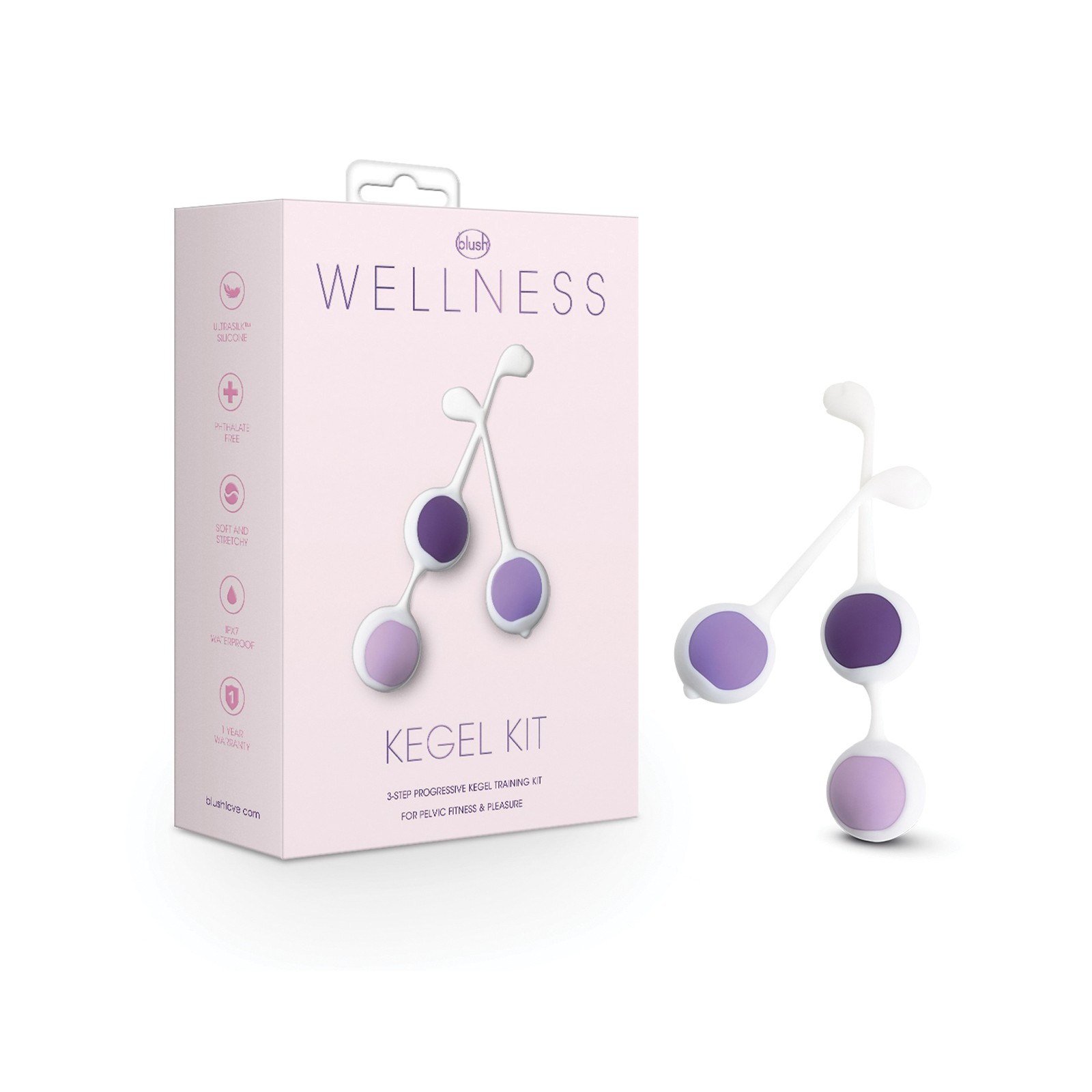 Blush Wellness Kit de Entrenamiento Kegel Púrpura