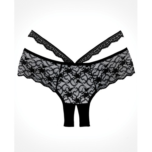 Panty Adore Corazón Roto - Negro O/S