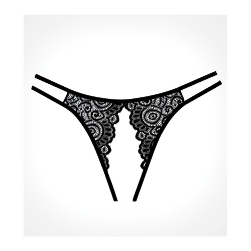 Adore Lovestruck Black Panty for Sophisticated Pleasure