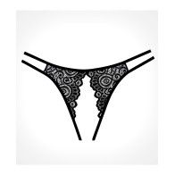 Adore Lovestruck Black Panty for Sophisticated Pleasure