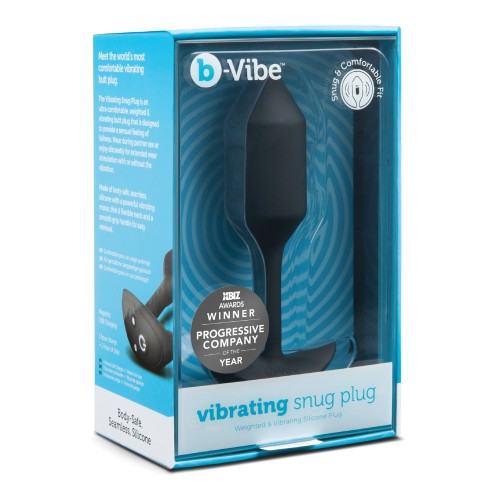 Plug Ajustado Vibrante M de b-Vibe para Placer Extremo