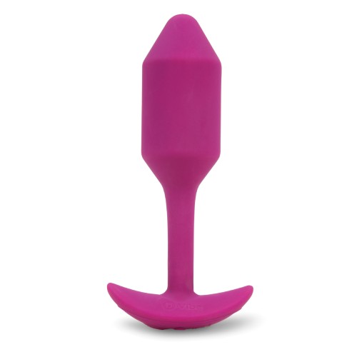 b-Vibe Vibrating Weighted Snug Plug M for Ultimate Pleasure