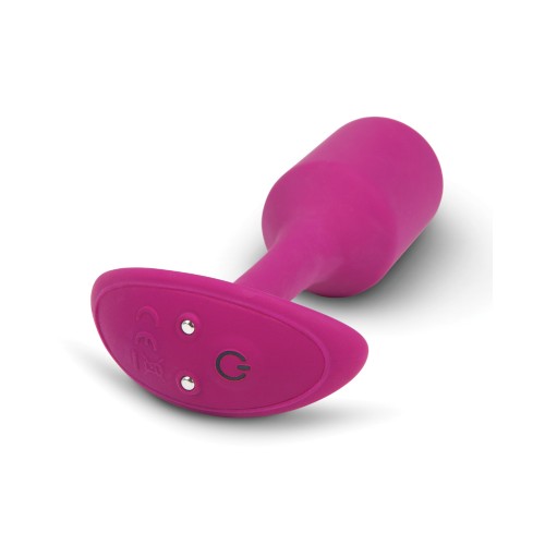 b-Vibe Plug Snug Vibrante con Peso M para Placer Supremo