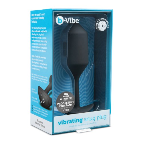 b-Vibe Plug Ajustado Vibrante XL - Negro