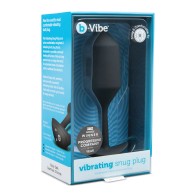 b-Vibe Vibrating Weighted Snug Plug XL - Black