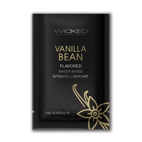 Wicked Vanilla Bean Water Based Lubricant - Kissable Fun