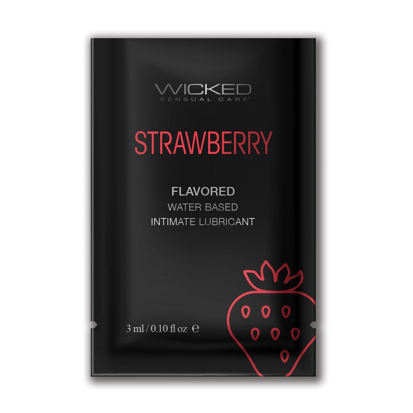 Wicked Strawberry Water Based Lubricant