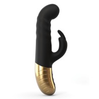 Conejito G-Stormer Dorcel con Movimiento de Inserción - Negro/Dorado