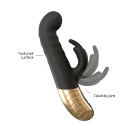 Conejito G-Stormer Dorcel con Movimiento de Inserción - Negro/Dorado