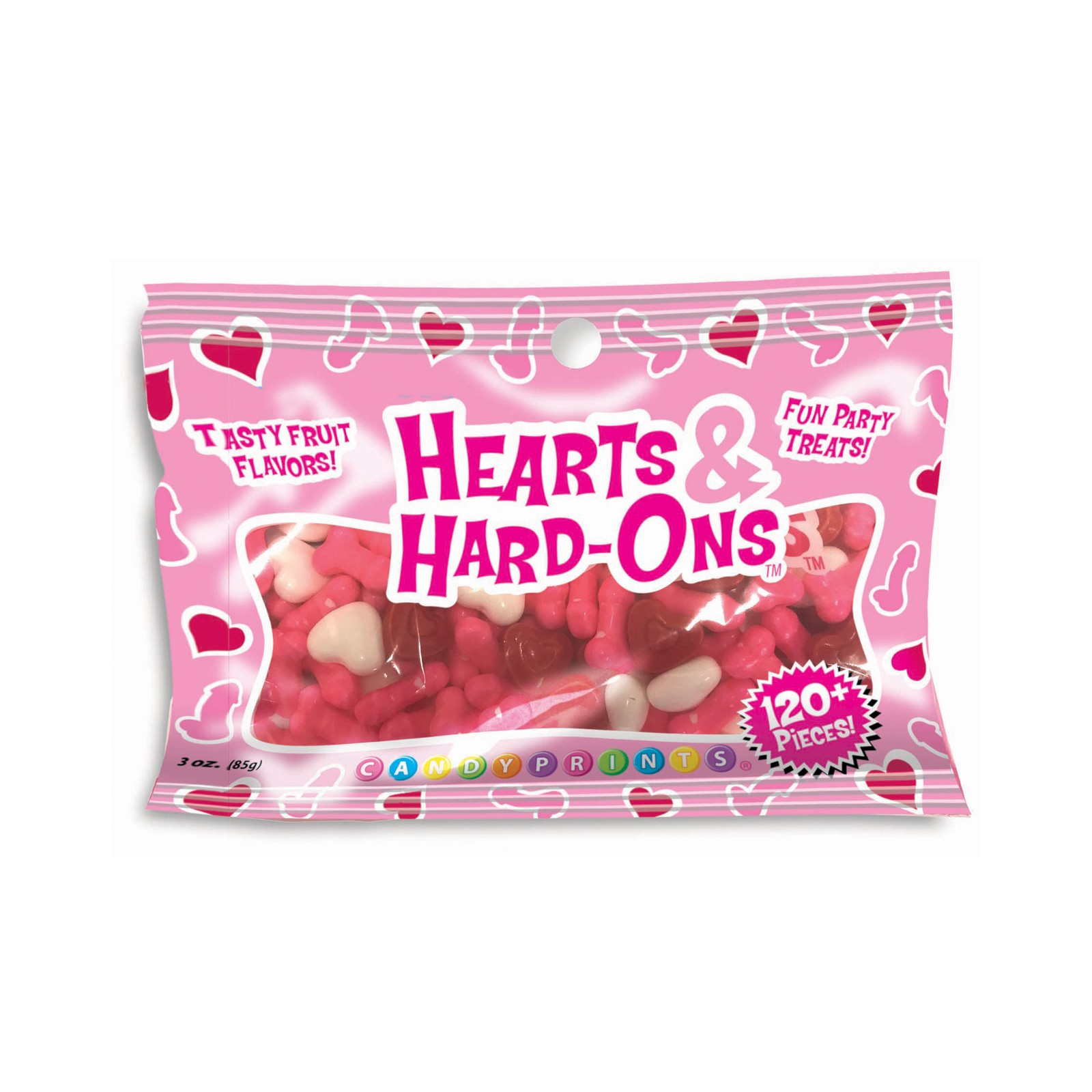 Caramelos Mini Corazones & Hard Ons Bolsa 120