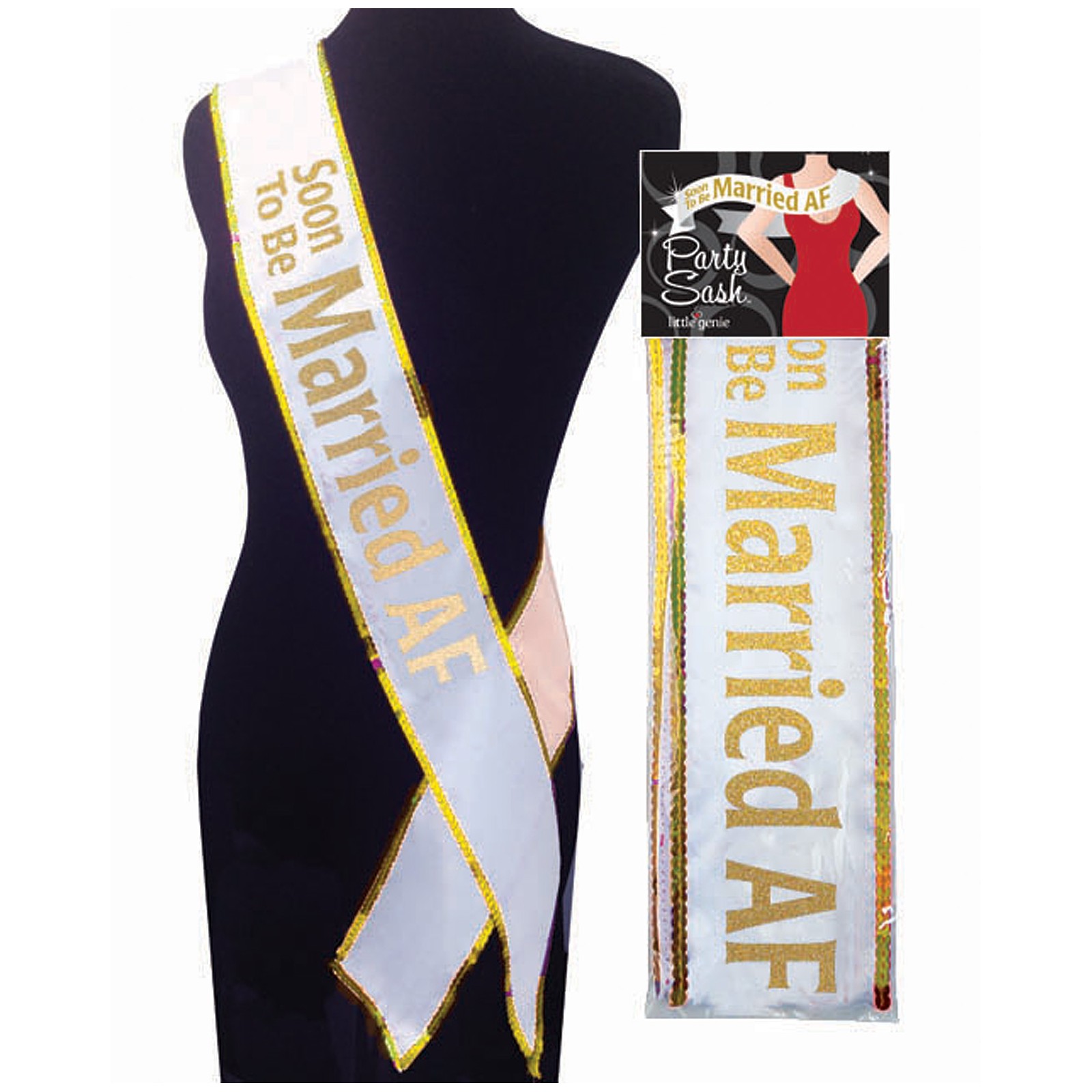 Soon to be Married AF Bachelorette Sash