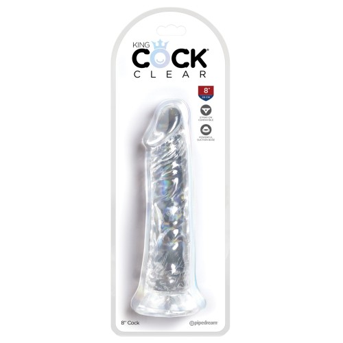 King Cock Clear 8-Inch Realistic Dildo