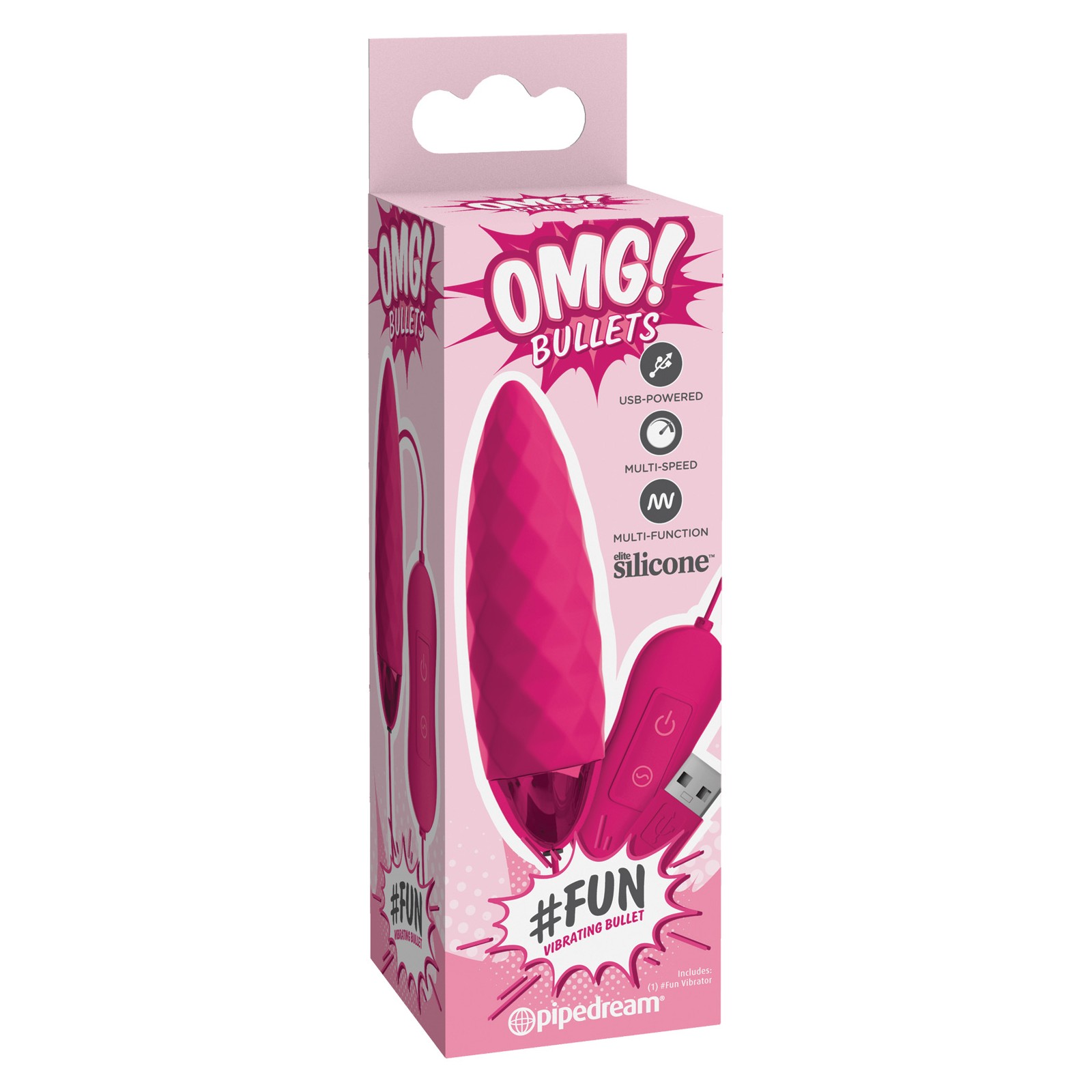 OMG Bullets Fun Vibrator Fuchsia