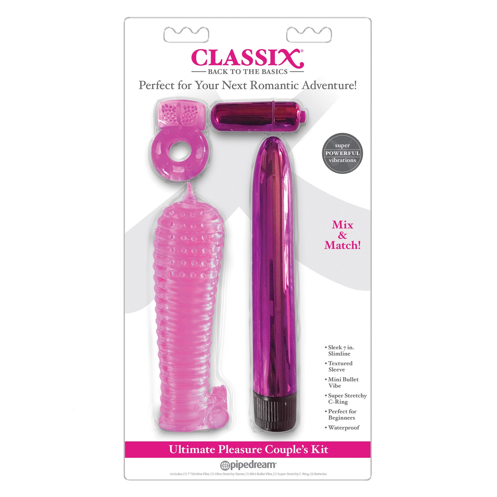 Classix Ultimate Pleasure Couples Kit Pink