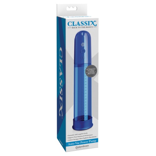 Classix Auto Vac Power Pump Blue