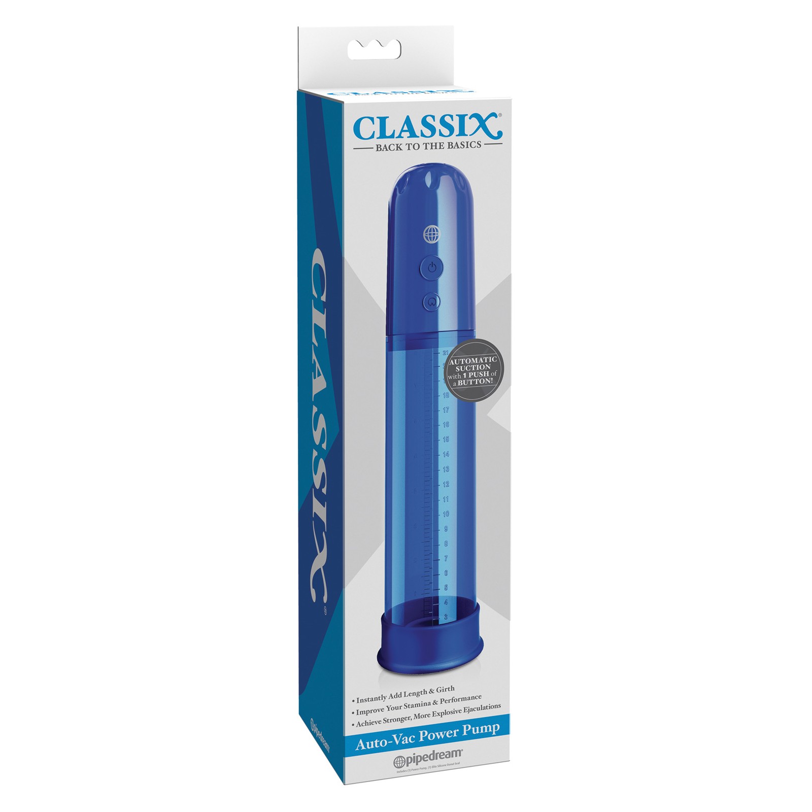 Classix Auto Vac Power Pump Blue