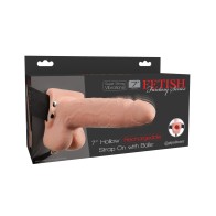 Fetish Fantasy Hollow Rechargeable Strap On Flesh