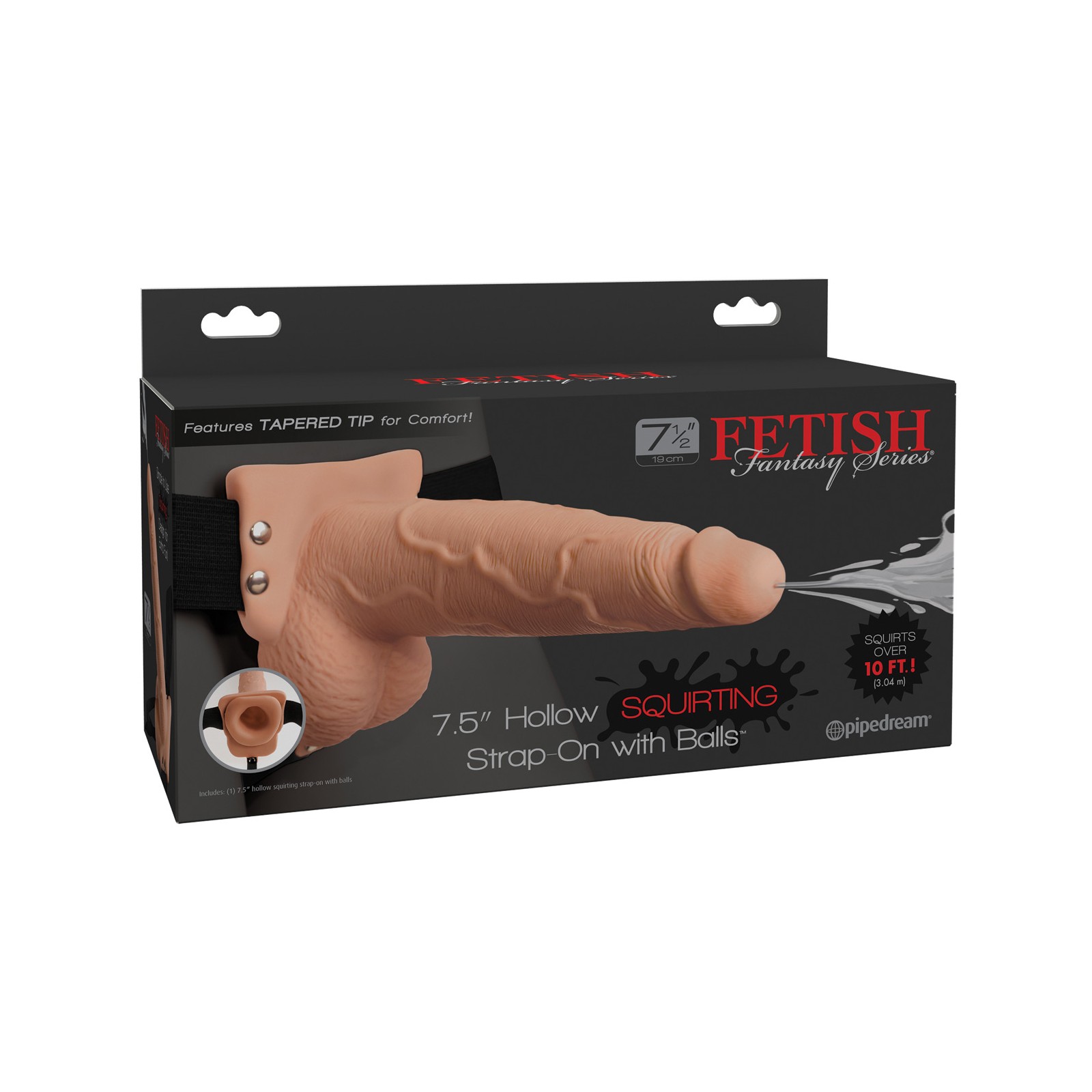 Fetish Fantasy Hollow Squirting Strap-On - Realistic Pleasure