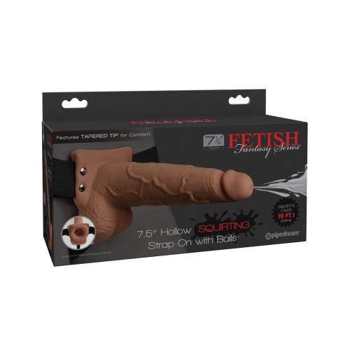 Fetish Fantasy Hollow Squirting Strap-On Tan