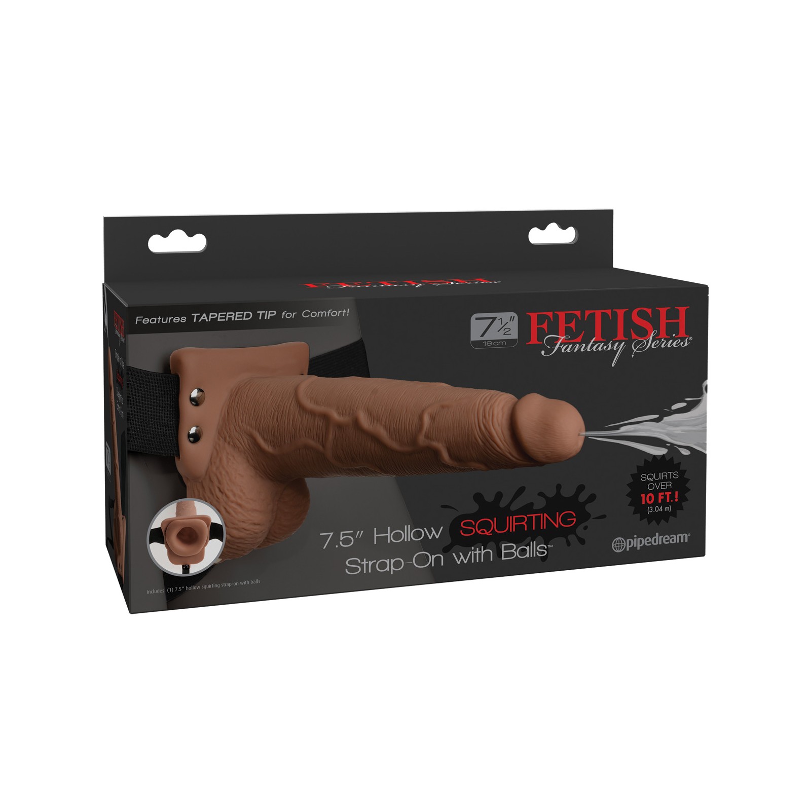 Fetish Fantasy Hollow Squirting Strap-On Tan