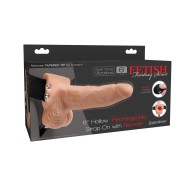 Fetish Fantasy Estribo Hueco Recargable con Control Remoto Flesh