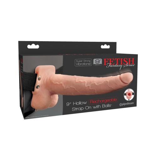 Fetish Fantasy Hollow Rechargeable Strap-On Flesh