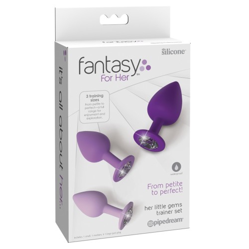 Fantasy for Her Set de Entrenamiento Little Gems Morado