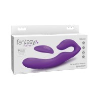 Ultimate Strapless Strap-On for Couples - Purple