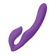 Ultimate Strapless Strap-On for Couples - Purple