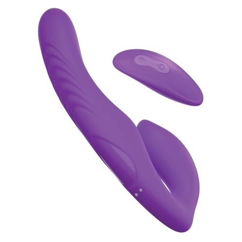 Ultimate Strapless Strap-On for Couples - Purple