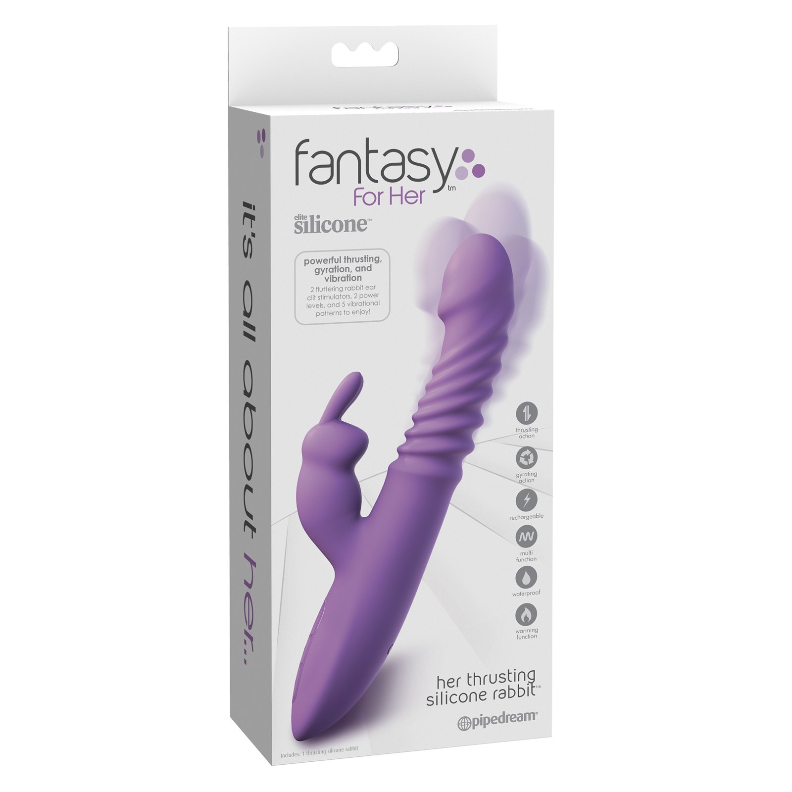 Fantasy for Her Ultimate Thrusting Rabbit Purple