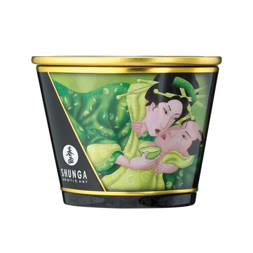 Vela de Masaje Shunga Zenitude 5.7 oz Té Verde Exótico