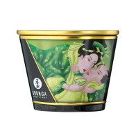 Shunga Zenitude Massage Candle 5.7 oz Exotic Green Tea