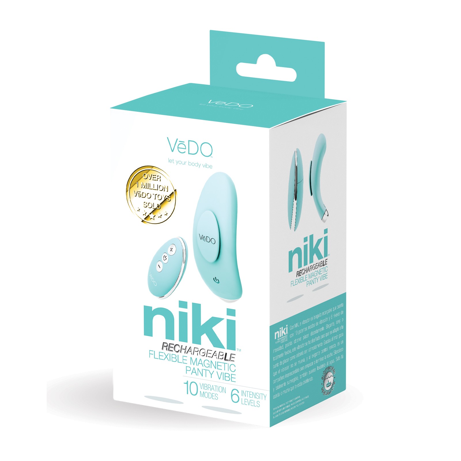 Vibrador de Panty Recargable VeDO Niki - Placer Discreto Definitivo