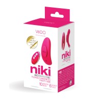 Vibrador Recargable para Panty VeDO Niki Rosa Foxy