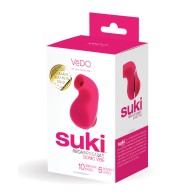 VeDO Suki Rechargeable Vibrating Sucker - Foxy Pink